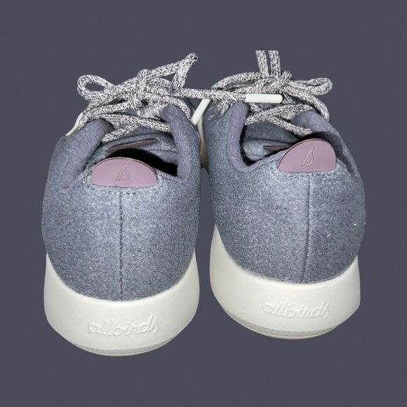 Men’s Allbirds Gray Cream Sole Wool Runner Mizzles Highlights Size 10 - Picture 4 of 6